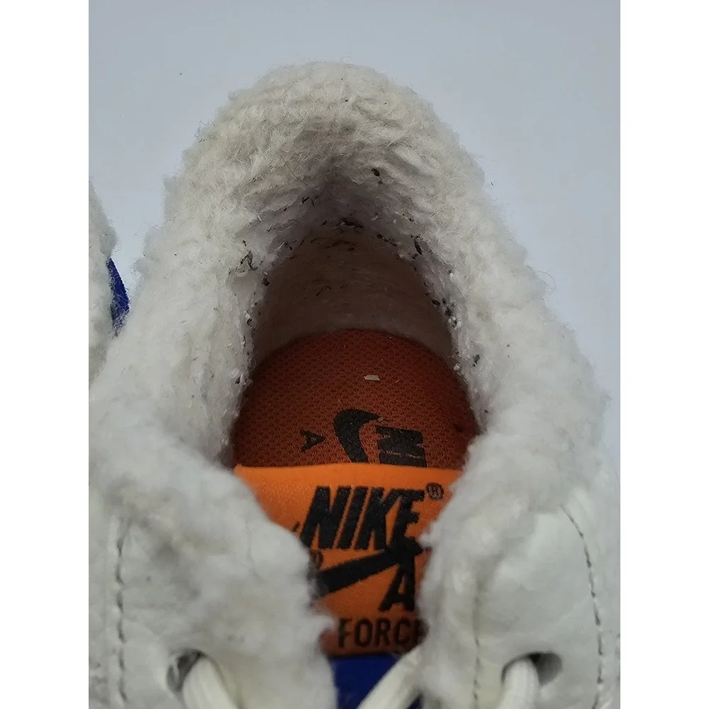 Nike Air Force 1 '07 Low Sherpa Fleece Sail Racer Coconut Women's 7.5 DO6680 100